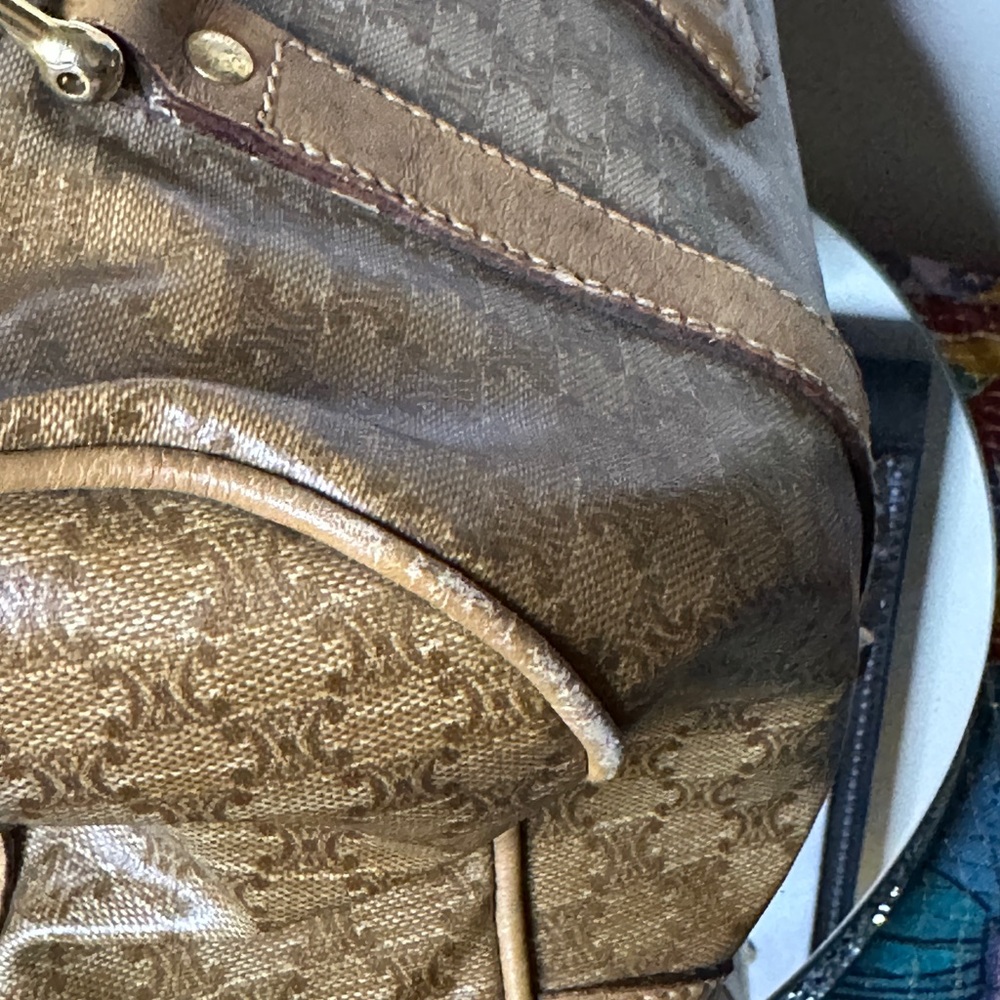 Vintage Celine Macadam Boston Bag. - Picture 7 of 16